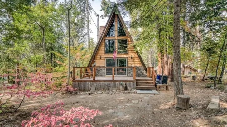 Discover The Ultimate Mountain Getaway In This Cozy A-Frame Cabin