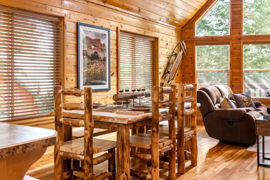 Western log cabin