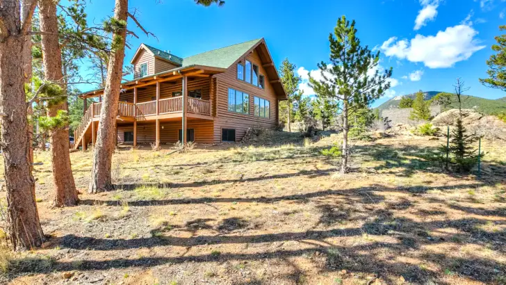 Private Log Cabin With Stunning Mountain Views And Enthralling