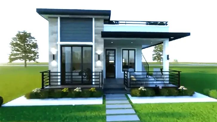 Modern Tiny House 2 Bedroom Unique Design And Enchanting