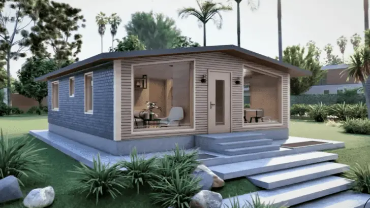 Luxurious And Cozy Small Tiny House Design 7m x 9m