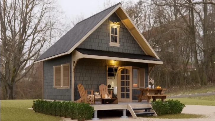 Beautiful Tiny House Design Ideas With Breathtaking View