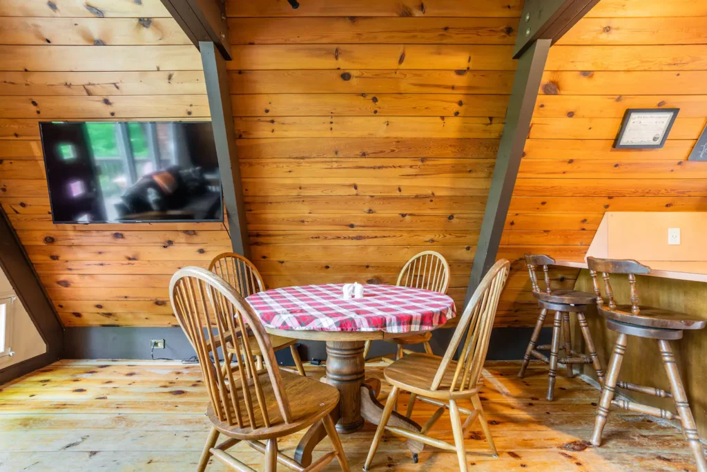 Mid-century A-frame cabin