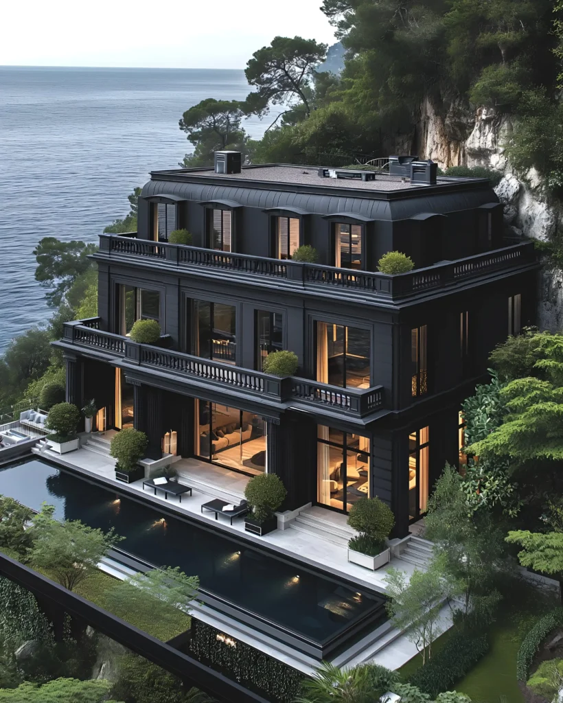 27 Black Villa Designs You’ll Instantly Fall in Love With