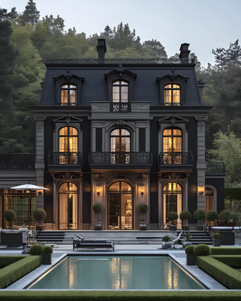 27 Black Villa Designs You’ll Instantly Fall in Love With