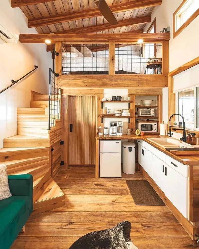 33 Tiny House Interior Design Ideas for Creating a Warm Rustic Retreat