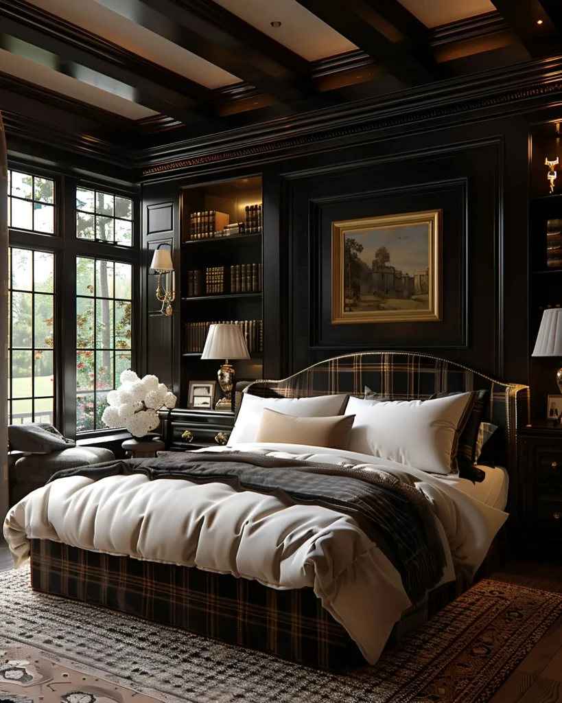 40 Modern Black and White Bedrooms Ideas with Panoramic Views