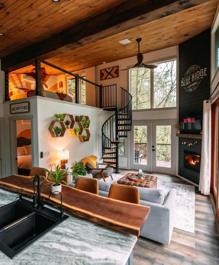 33 Tiny House Interior Design Ideas for Creating a Warm Rustic Retreat