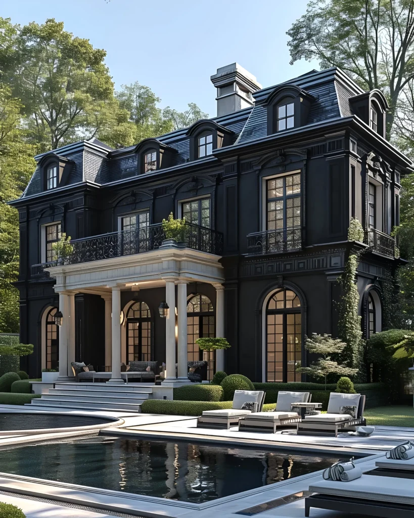 27 Black Villa Designs You’ll Instantly Fall in Love With