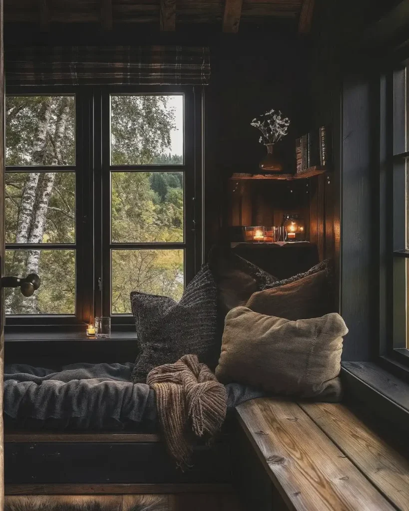 Fall in Love with This Gorgeous Black Cabin