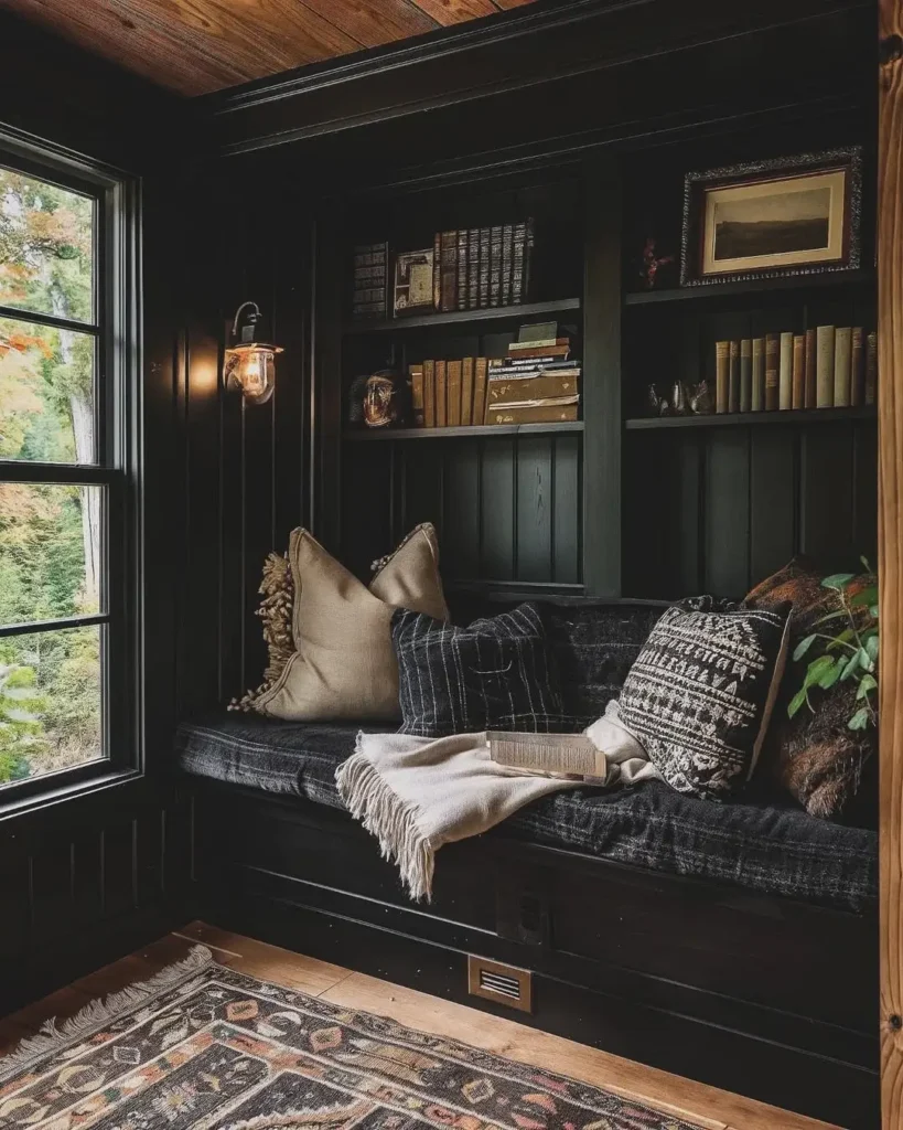 Fall in Love with This Gorgeous Black Cabin