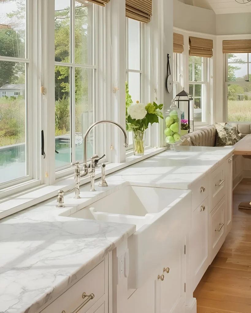 Sunlit Kitchen with a View