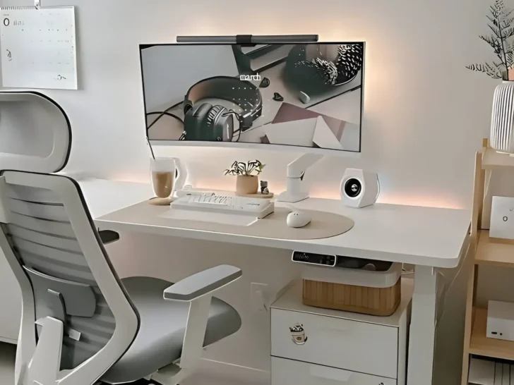 40 Trendy White Desk Setup Ideas You’ll Love