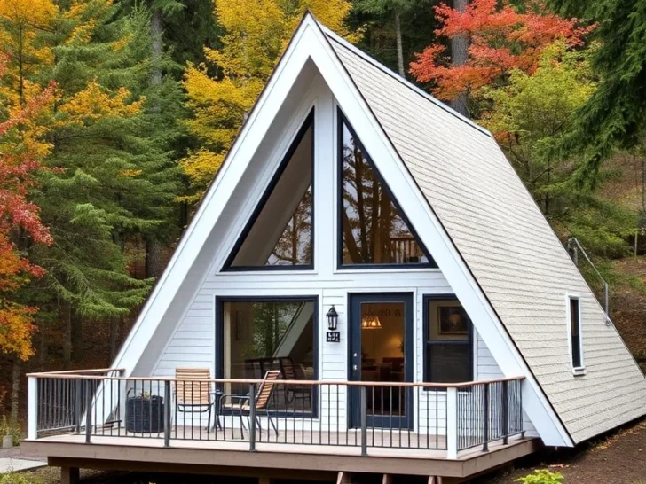 32 Cozy White A-Frame Cabins That Will Steal Your Heart