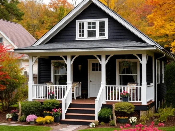 20+ Black Cottage Exterior Design Ideas You’ll Love