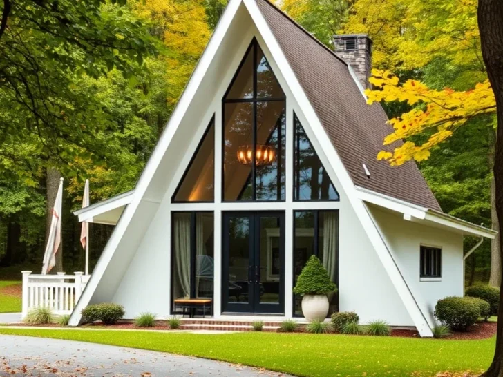 33 Beautiful Off-White A-Frame Houses with a Modern Touch