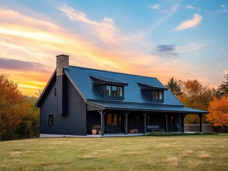 18 Jaw-dropping Black Barndominium Designs You Have to See