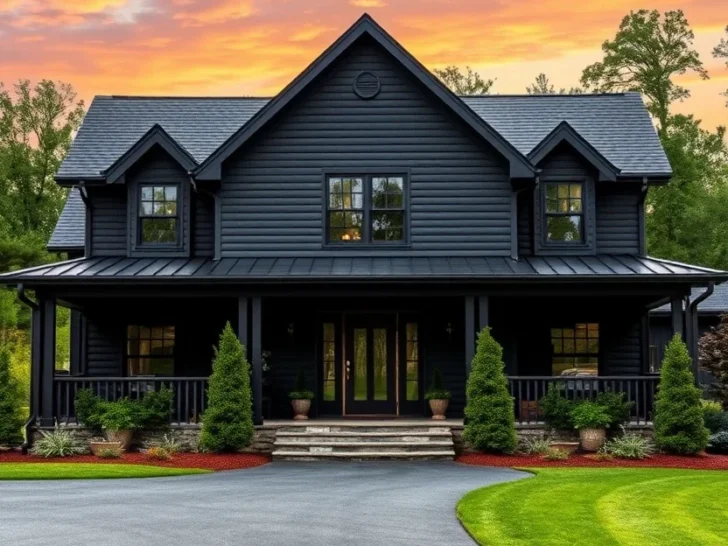 27 Stunning Black Farmhouse Exteriors You’ll Want to Copy