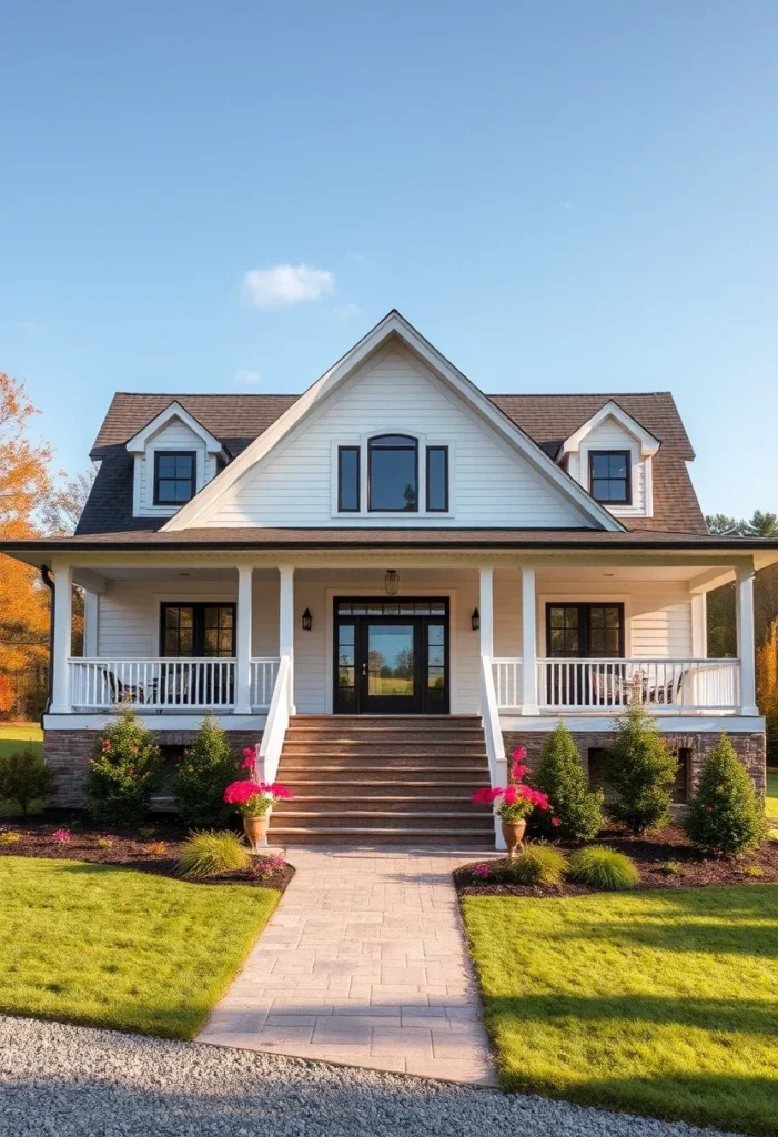 21 Timeless Craftsman Home Designs showcasing a classic front porch.