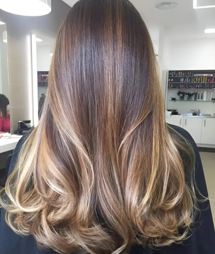 Balayage hair highlights brown hair 2025 idea