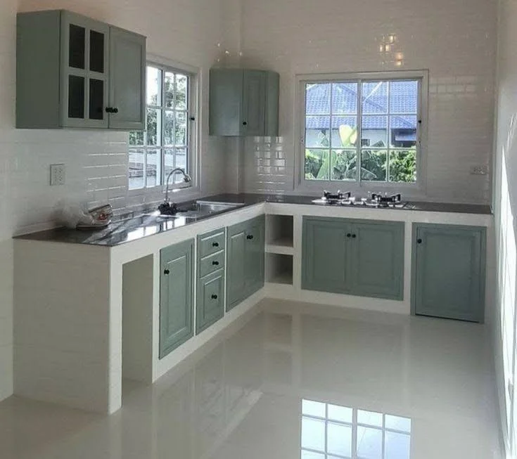 Kitchen Cabinets Painted Sage Green