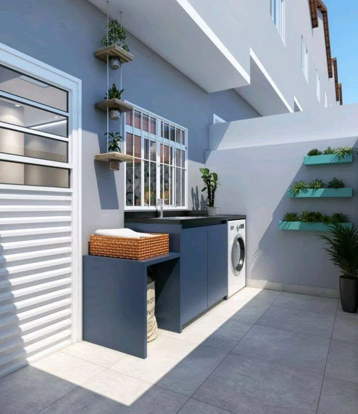 Outdoor Laundry Room Ideas with Natural Light