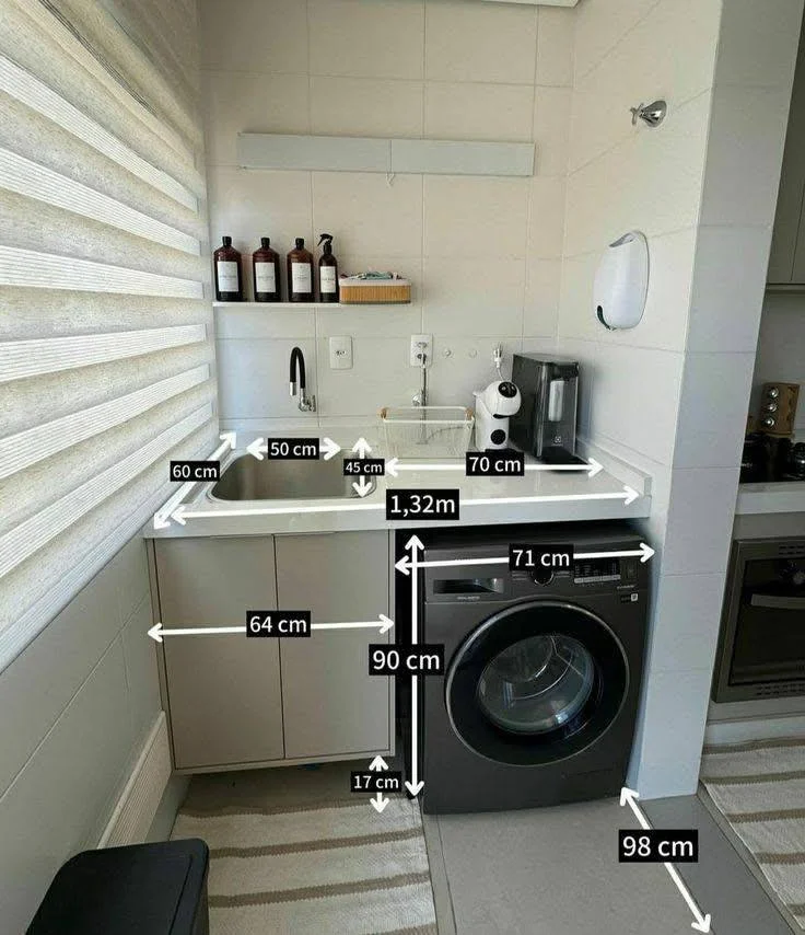 Laundry Room Dimensions Layout Measurements