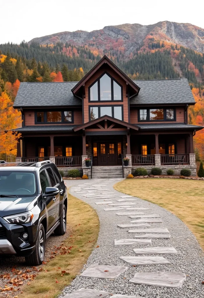 Charming Mountain Home with Autumnal Hues