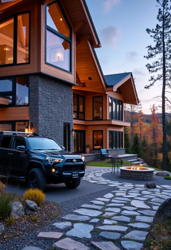 Modern Mountain Home with Multi-Level Decks