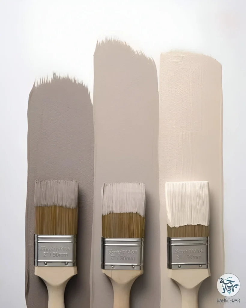 Paint swatches showcasing trending neutral paint colors