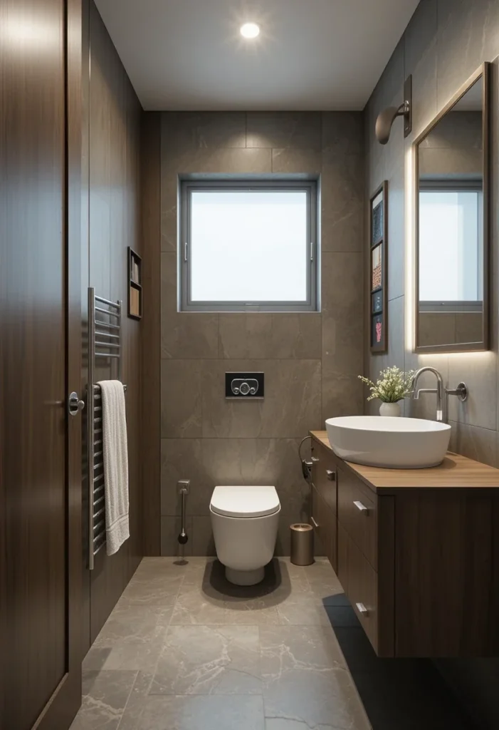 affordable modern bathroom