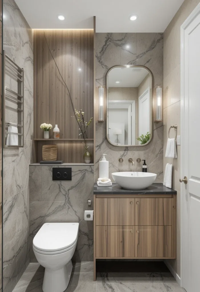 affordable modern bathroom