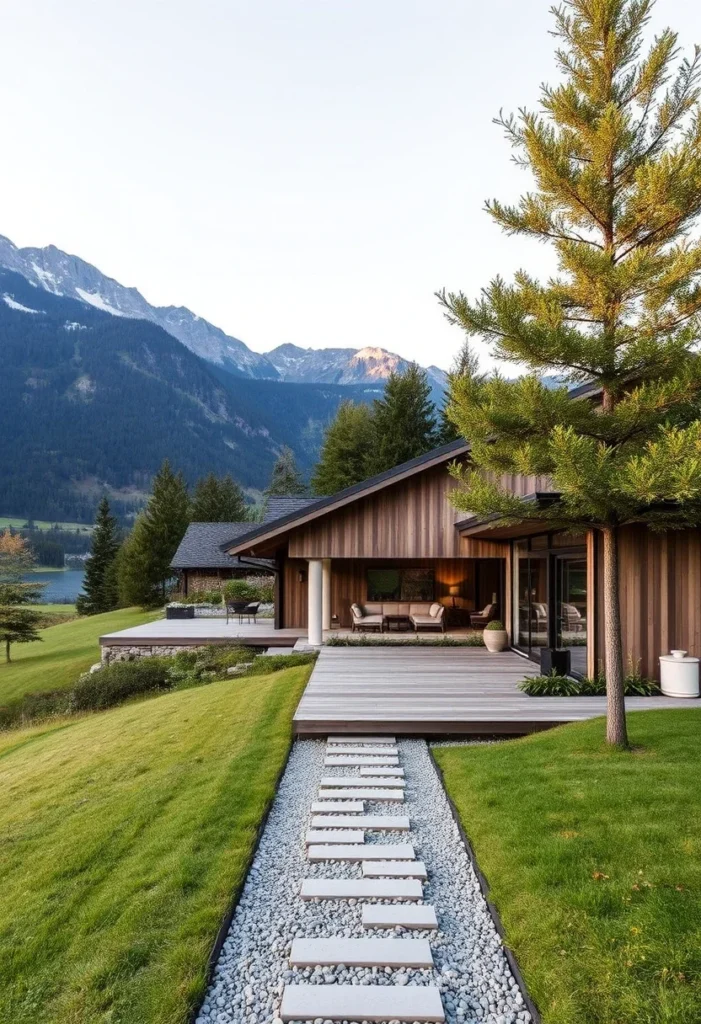 Mountain Home Stone Pathway Gravel Landscaping