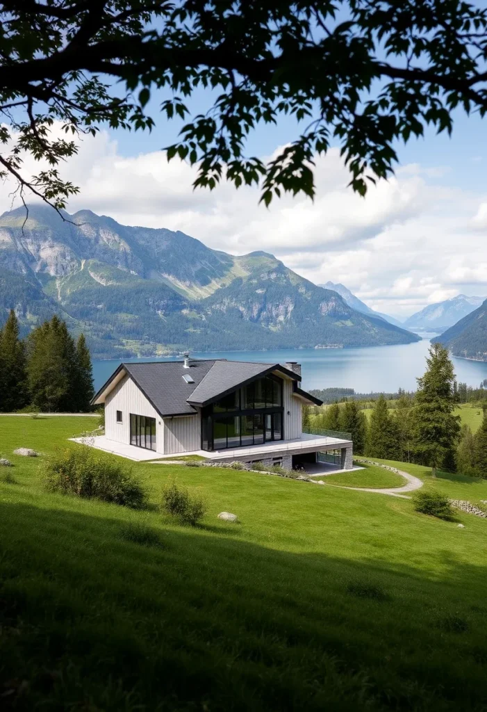 Villa Chiemsee Lakeside Hillside Scandinavian Home Design