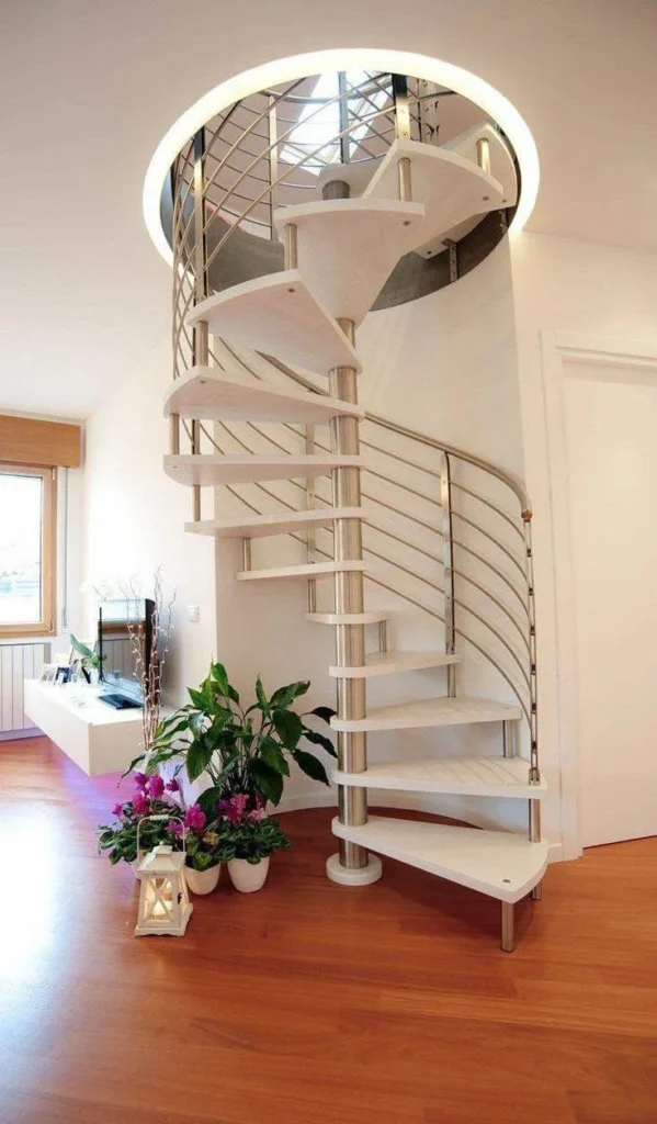 Small Home Decor - Space-Saving Spiral Staircase