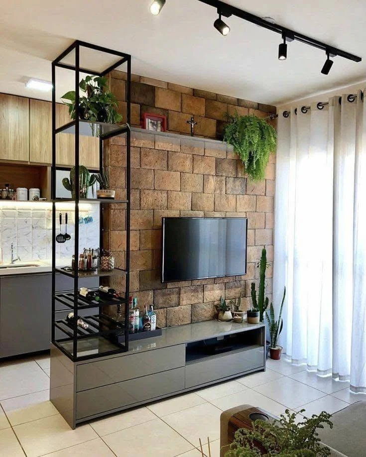 Small Home Decor - Vertical Storage TV Unit