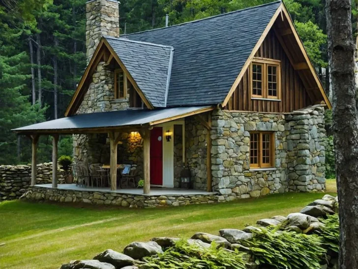 32 Rustic Stone Cottage for Every Season You’ll Love