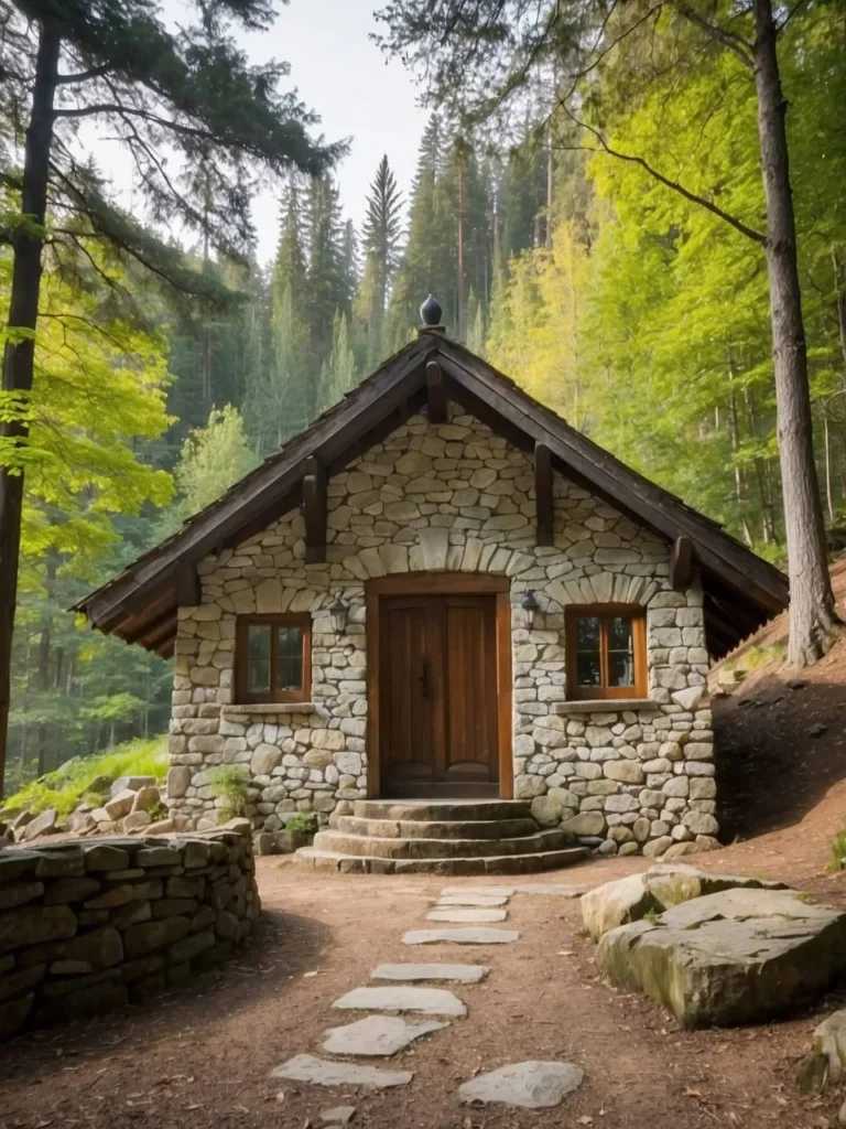 Small Stone Cottage in Forest - Beautiful and Cozy Retreat