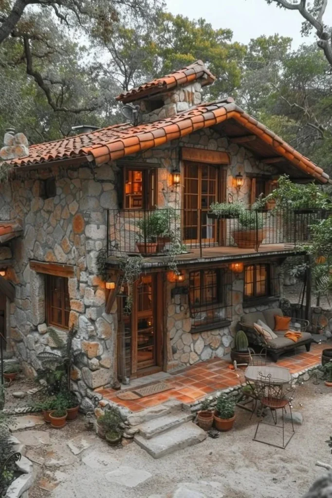 Mediterranean Style Stone House - Beautiful and Cozy Retreat