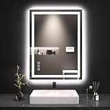 8 Best Anti Fog LED Lighted Bathroom Vanity Mirrors for Makeup