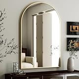 8 Best Arched Gold Wall Mirrors for Modern Entryway Consoles