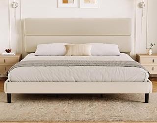 Best King Size Platform Bed With Headboard (2026)