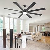 8 Best Large Ceiling Fans with Lights for Great Rooms Over 400 Square Feet