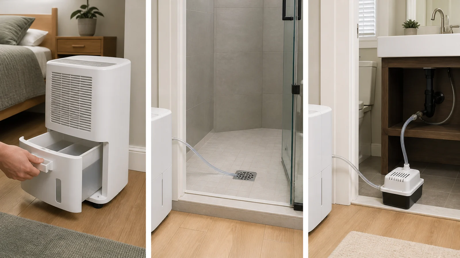 Dehumidifier Drainage Options for Small Rooms