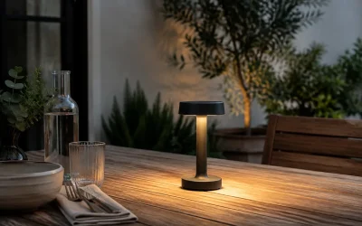 8 Best Battery Operated Cordless Table Lamps for Outdoor Dining Tables