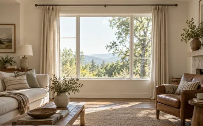 How to Calculate Curtain Stackback Beside a Window