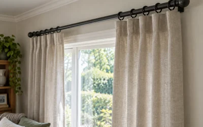 Choose a Curtain Heading for a Visible Pole