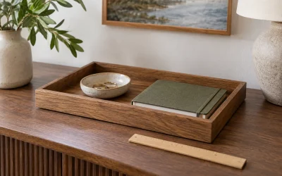 Choose Decorative Trays by Usable Inside Dimensions