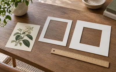 Choose Mat Width for Small Prints With Paper Mockups