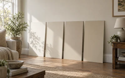 Compare Paint Samples in Morning and Evening Light
